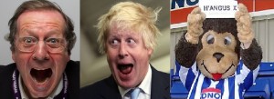 Examples of 'elected mayors' -George ferguson (Bristol) Boris (London) and Hangus the Monkey (Hartlepools)